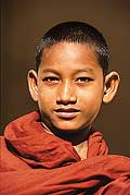 9215 - Photo : Asie - Birmanie - Burma - Myanmar - Asia - jeune moine