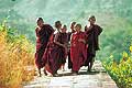 9217 - Photo : Asie - Birmanie - Burma - Myanmar - Asia - jeunes moines