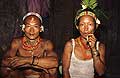 9466 - Photo : Hommes-fleurs, Mentawais, le de Siberut, Indonsie