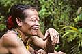9483 - Photo : Hommes-fleurs, Mentawais, le de Siberut, Indonsie