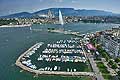 9868 - Photo : Suisse - ville de Genve - jet d'eau  - lac Lman - Geneva, , switzerland