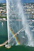 9869 - Photo : Suisse - ville de Genve - jet d'eau  - lac Lman - Geneva, , switzerland